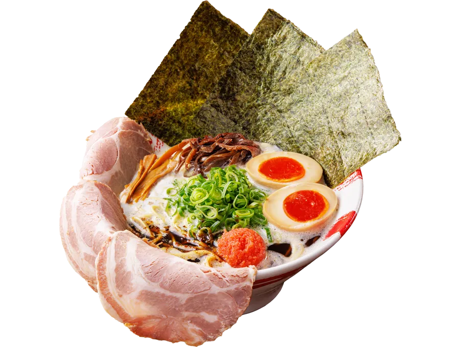 黒豚骨_贅沢盛り(メンマ・キクラゲ有)